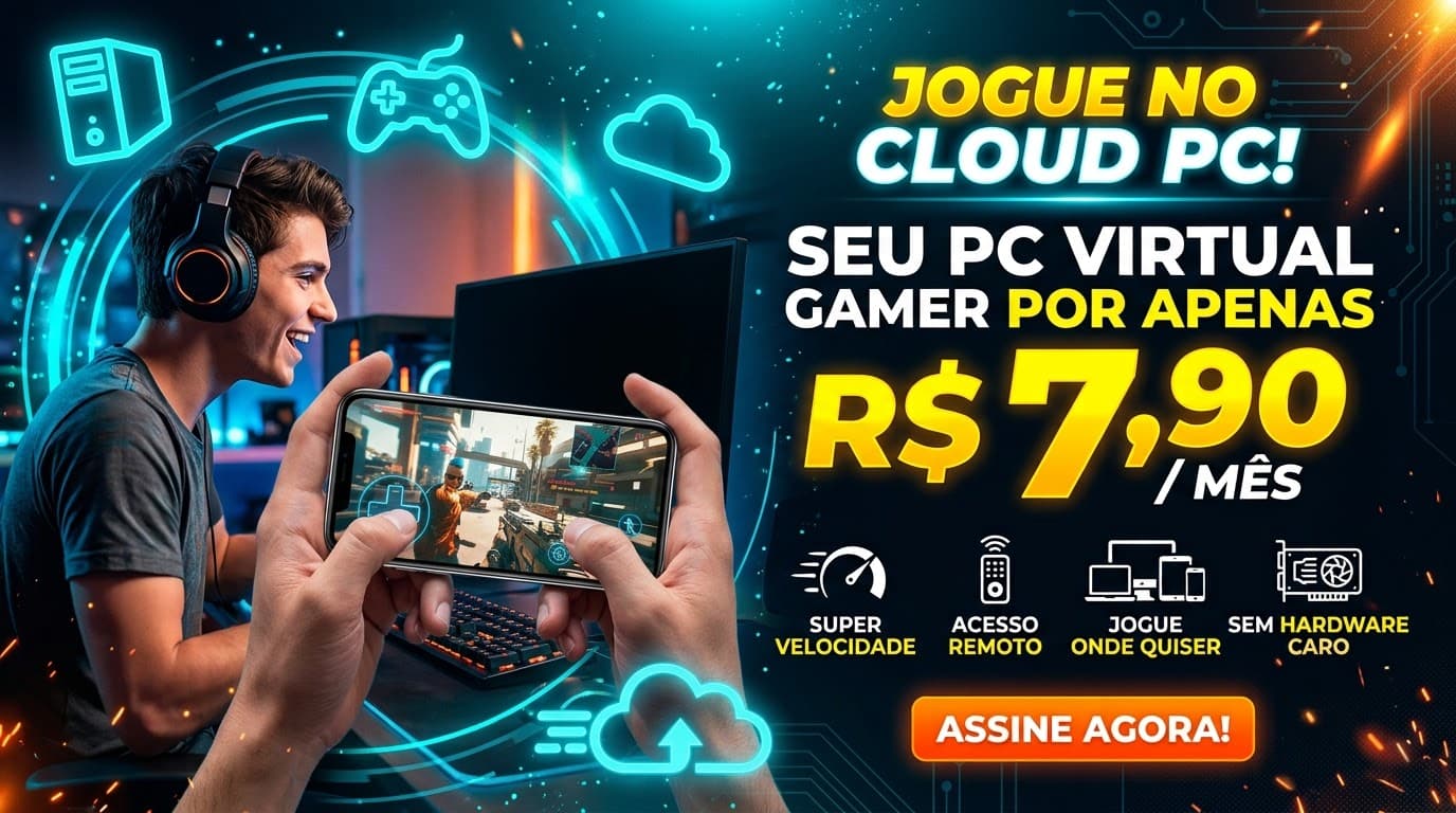 CLOUD PC GAMER NO CELULAR