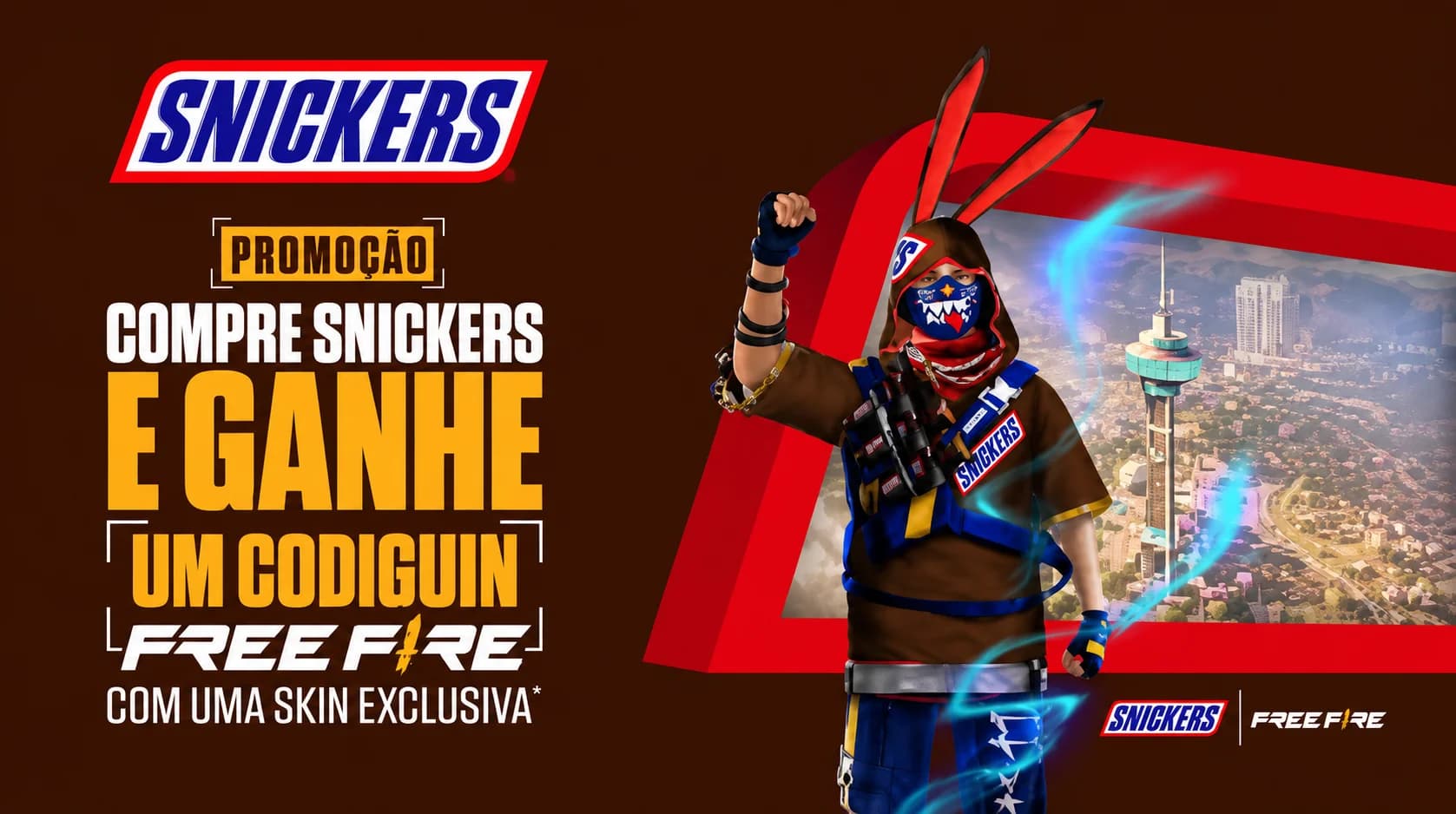 Codiguin snickers free fire