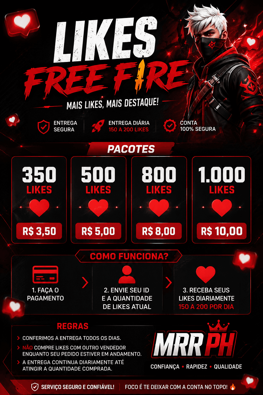 LIKES FF BARATO