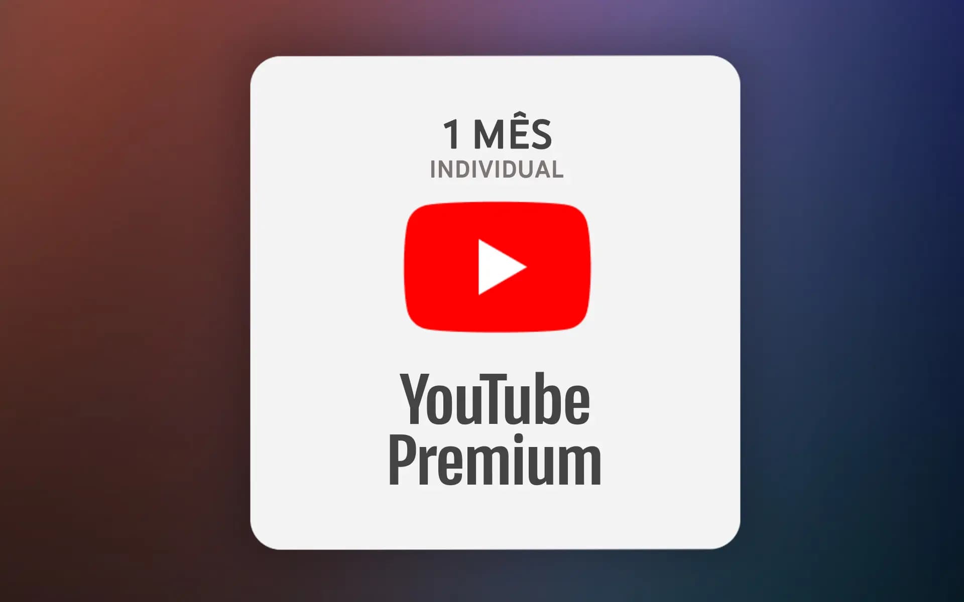 MÉTODO DO YOUTUBE PREMIUM 1 MÊS GRÁTIS