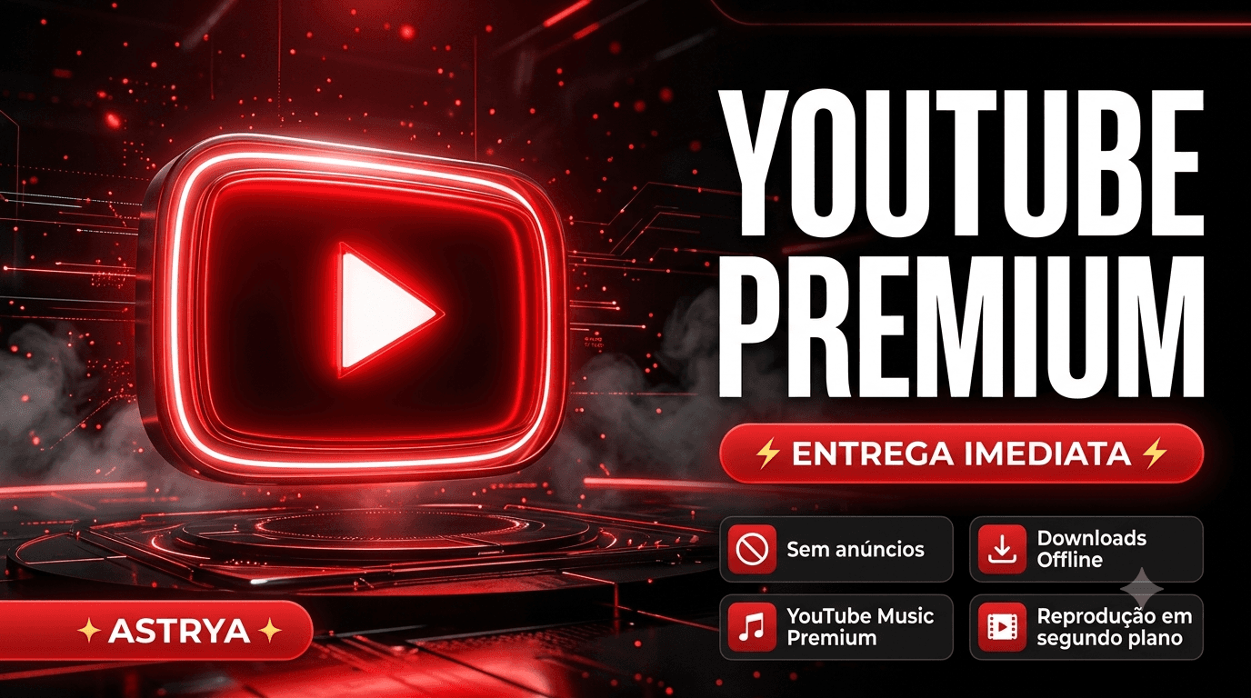 🎬 YouTube Premium Mensal | Entrega Imediata