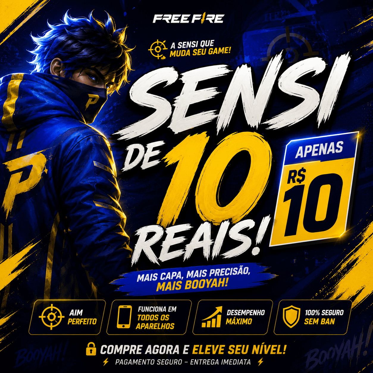 🎯 PARMA SENSI — R$10 e sua mira em outro nível! 🔥