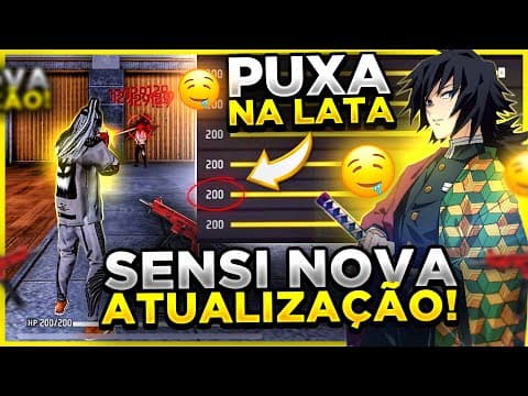 Sensibilidade ff personalizada 🔥