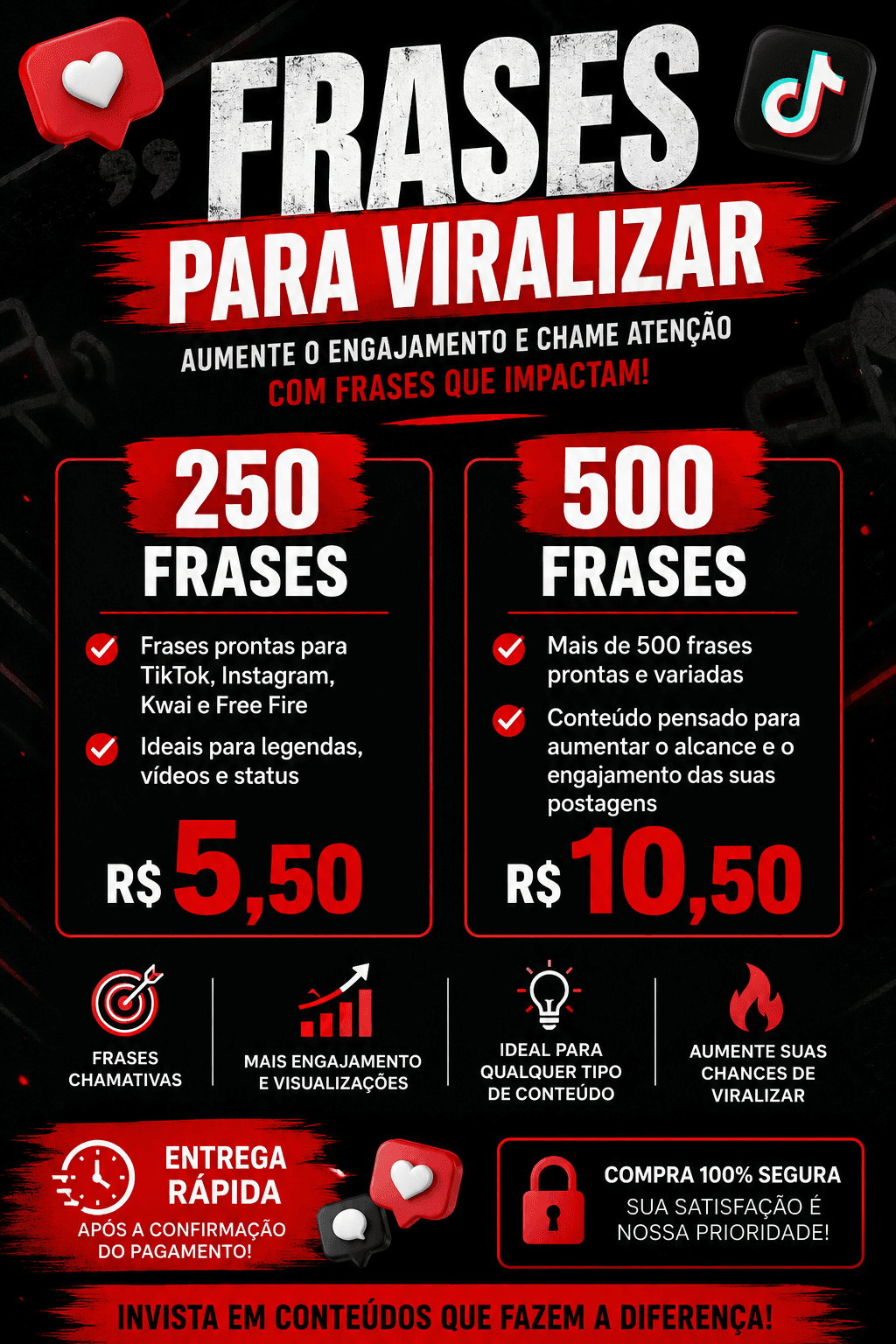 FRASES PARA VIRALIZAR