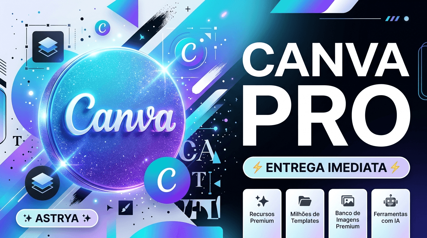 🎨 Canva Pro Mensal | Entrega Imediata