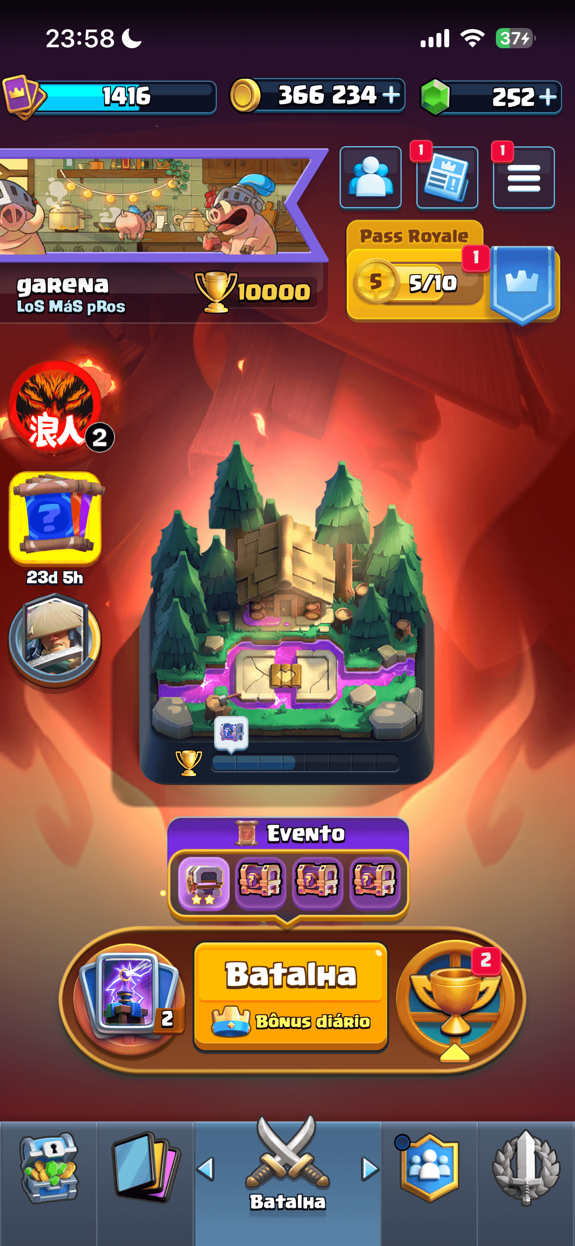 Conta de Clash royale +10k de troféu 🏆