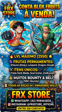 Conta de blox fruits completa com gás e várias. Fruta mais yama e espadas lendária god human level máximo chance única preço abaixo do ela vale vendedor de confiança talvez mas a koko de brinde - imagem 1