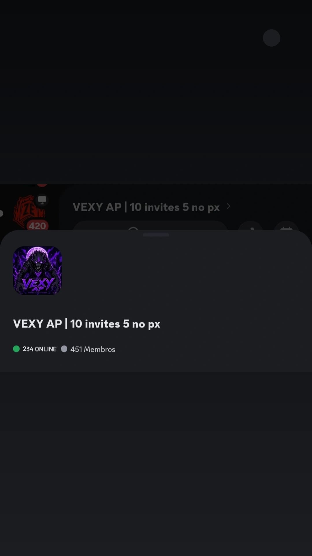 ORG DE AP COM 450 MEMBROS POR 50 REAIS