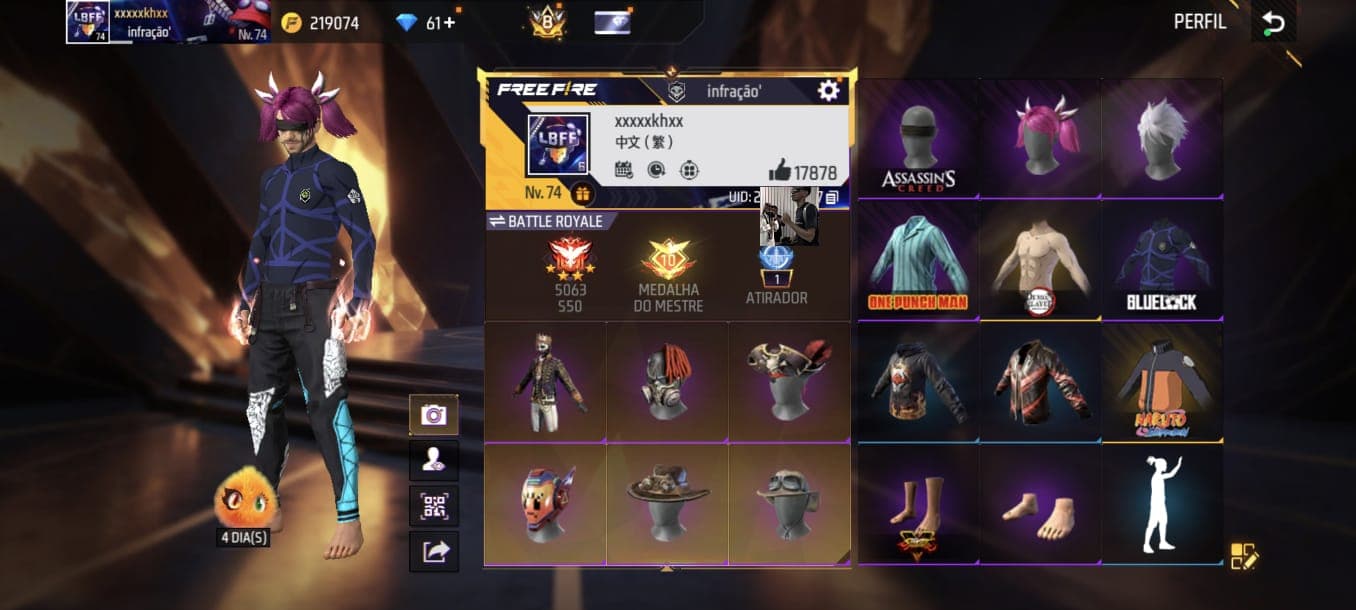 Ex verificada com banner lbff