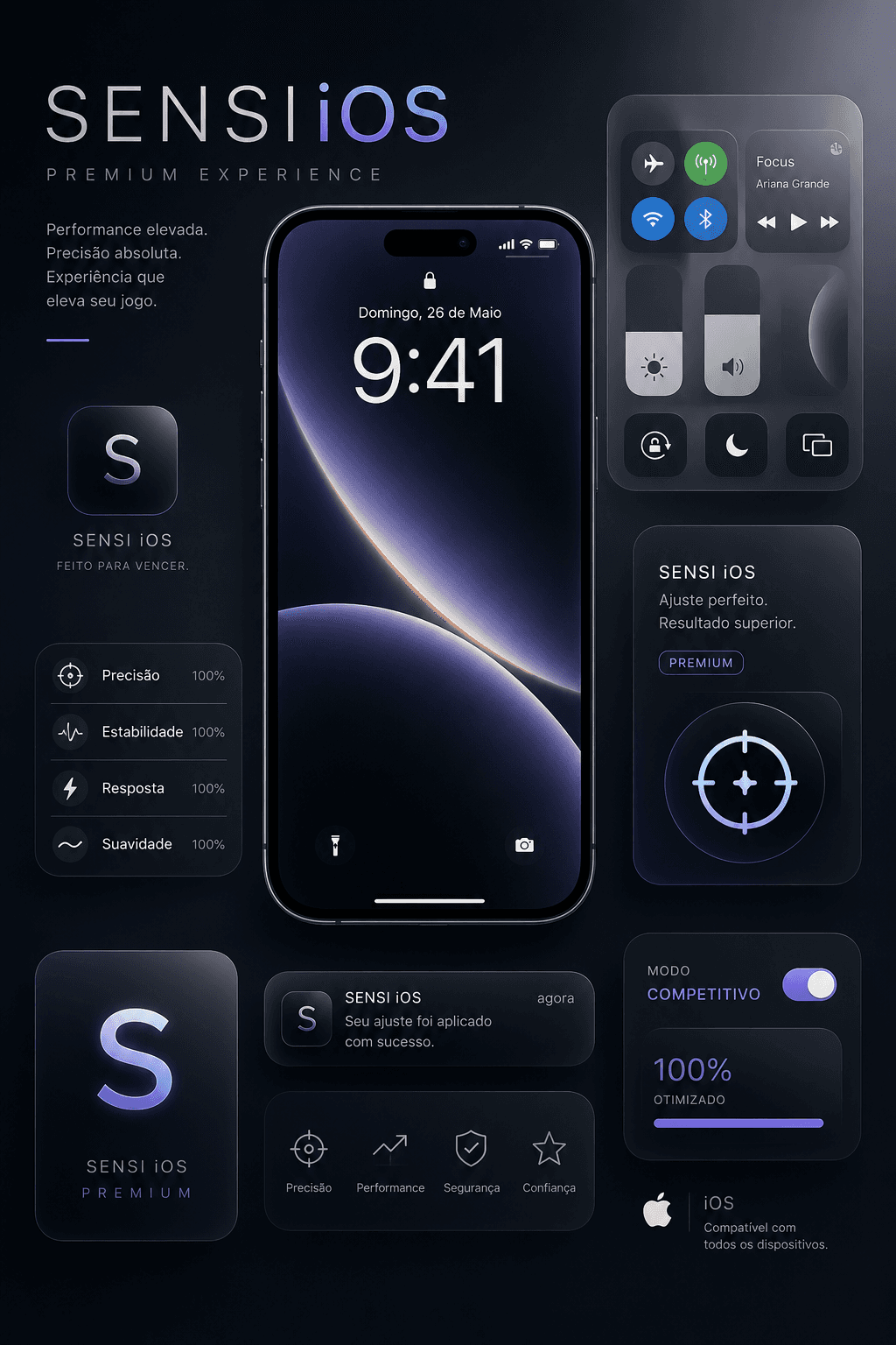Pack de sensi premium IOS 🎯
