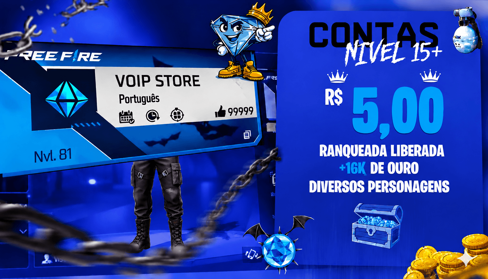 CONTAS BOT. /// PARA XITAR