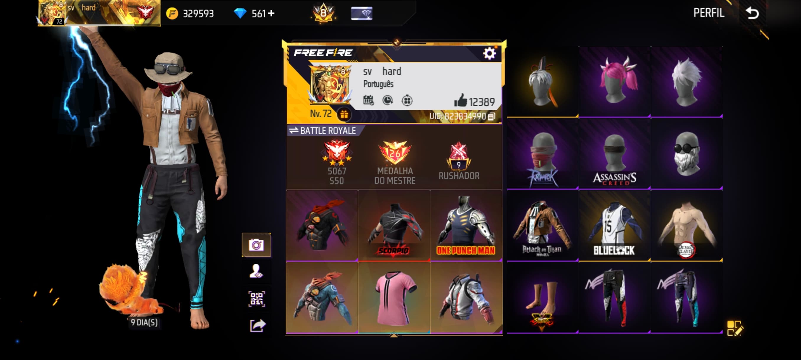 Conta lotada de parcerias