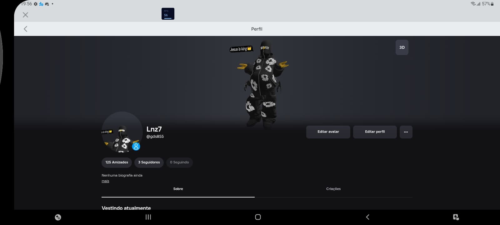 Muitas skin e vários jogo upando