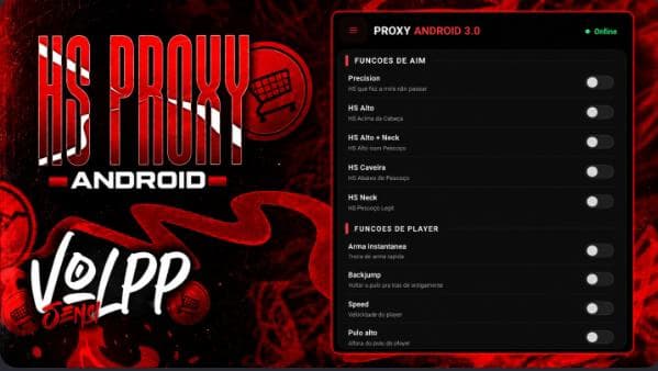 Proxy Android vem ADQUIRIR